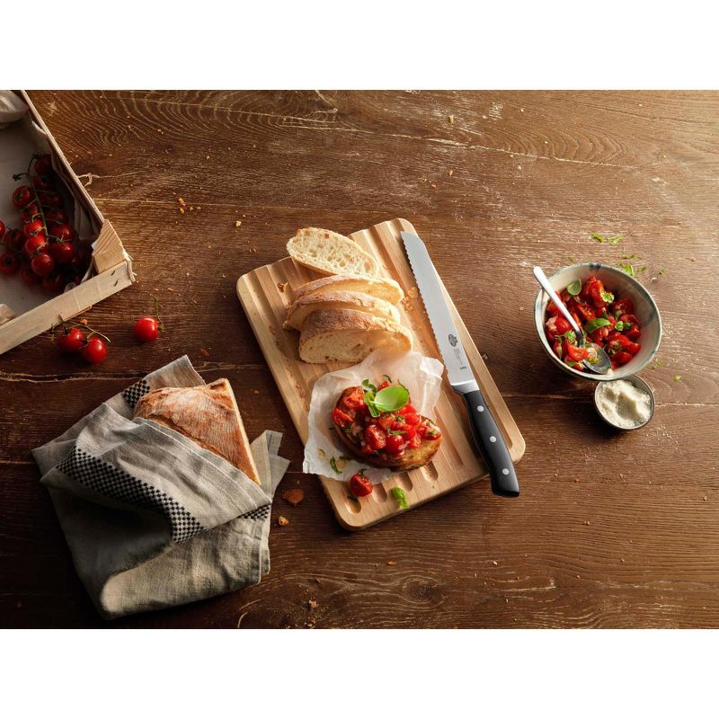 Sabatier Stainless Steel Edgekeeper 8" Chef Knife with Sleeve