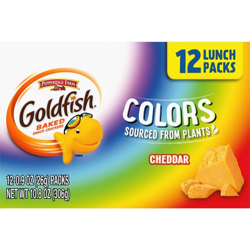 Pepperidge Farm Goldfish Colors Cheddar - 12ct