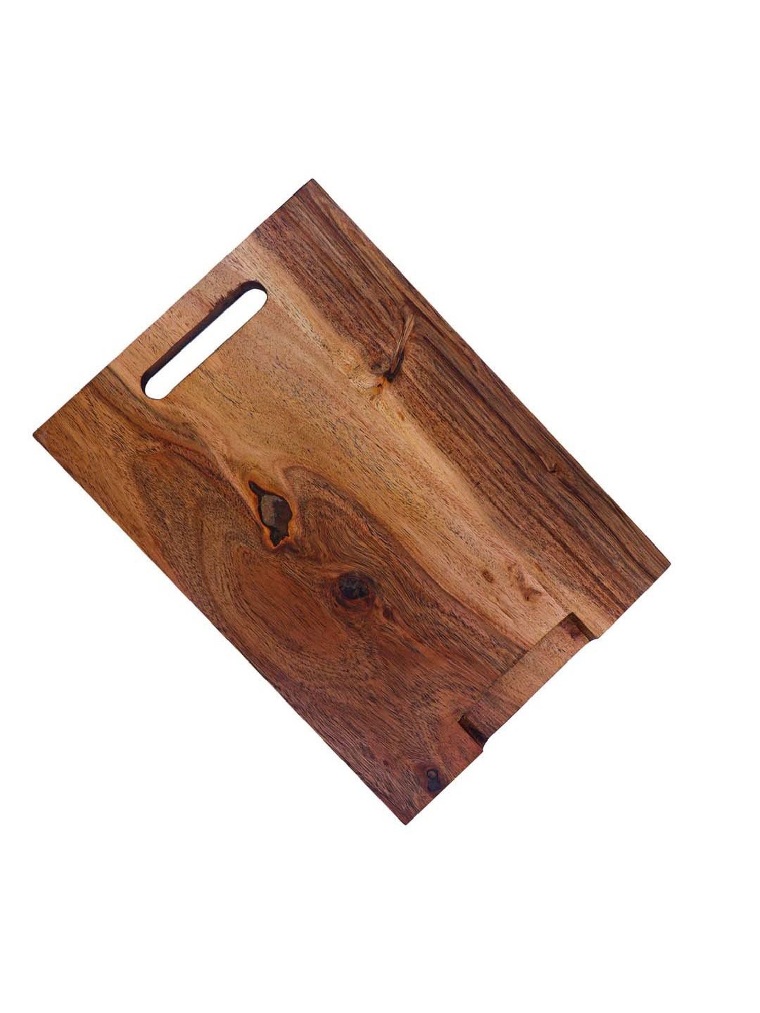 Crayton Beige & Brown Bamboo Chopping Board - Set of 1