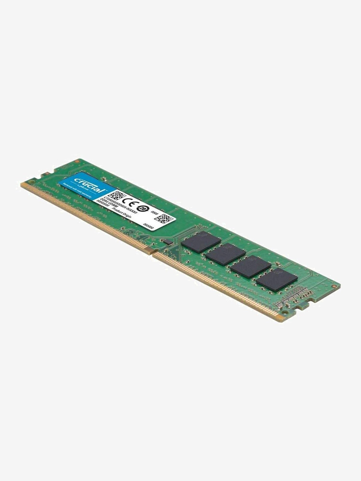 Crucial Basics CL19 UDIMM 2666Mhz 8GB DDR4 RAM for Desktop (CB8GU2666)