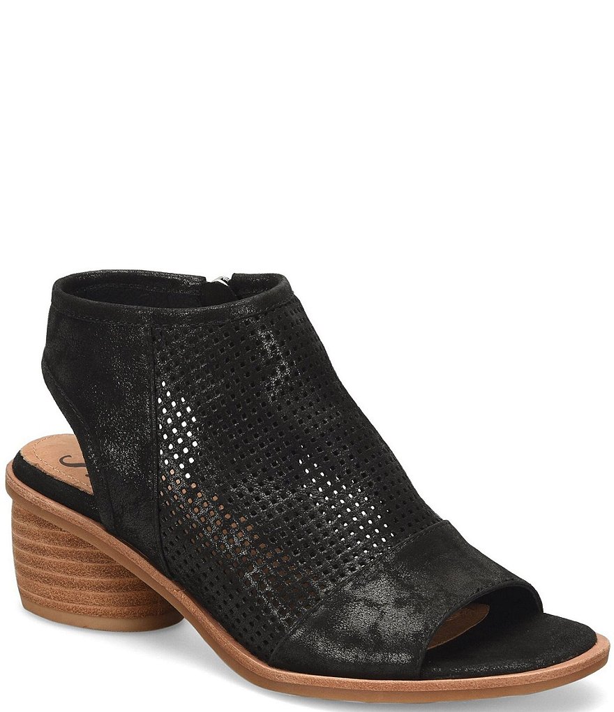 Sofft Coraline Metallic Suede Sandals