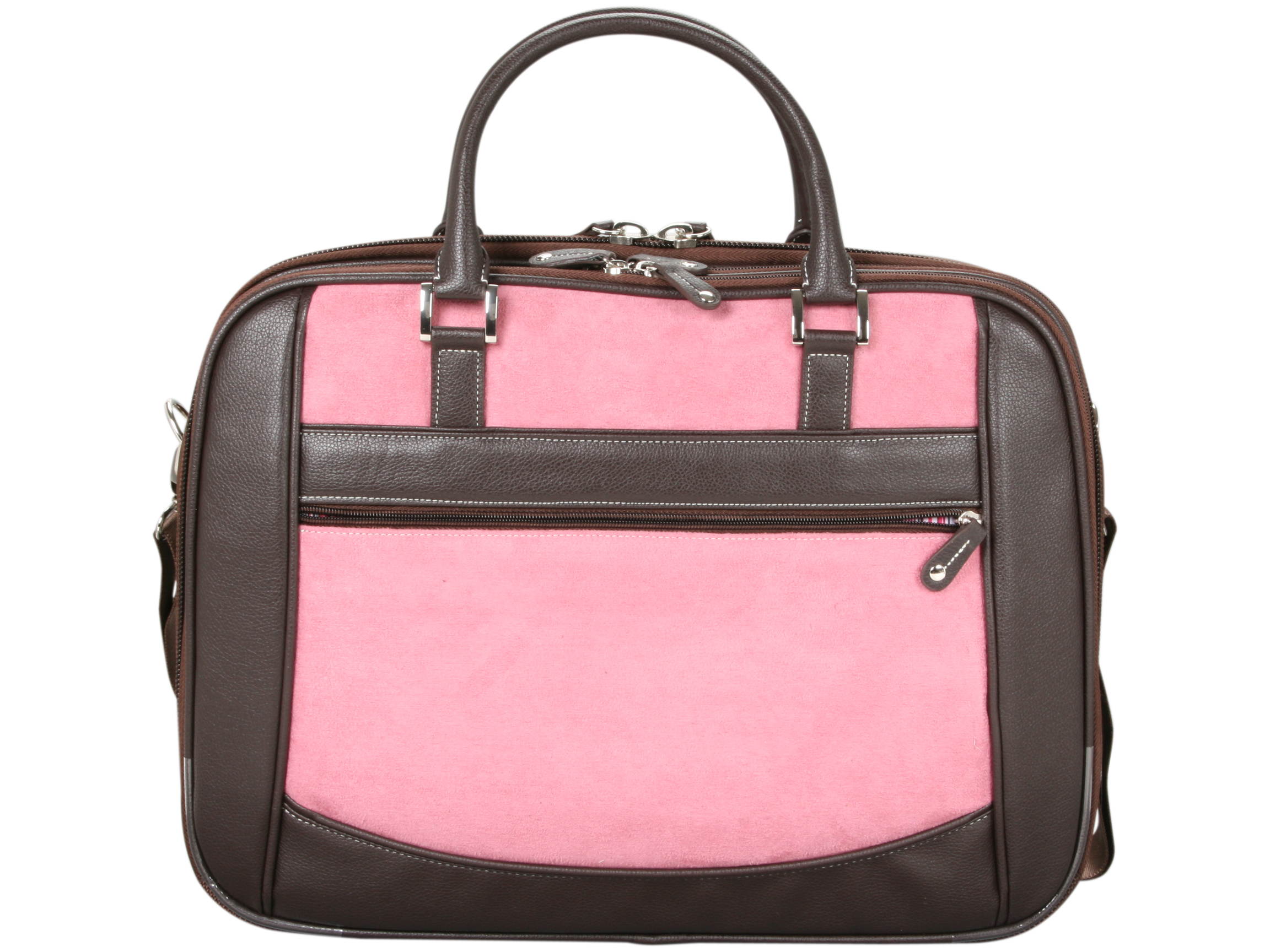 Mobile Edge Pink ScanFast Checkpoint Friendly Element Briefcase - 16" PC/17" Mac Model MESFEBX