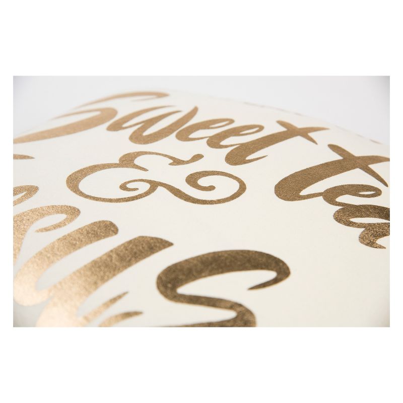 Simply Southern Word Throw Pillow Gold - Rizzy Home