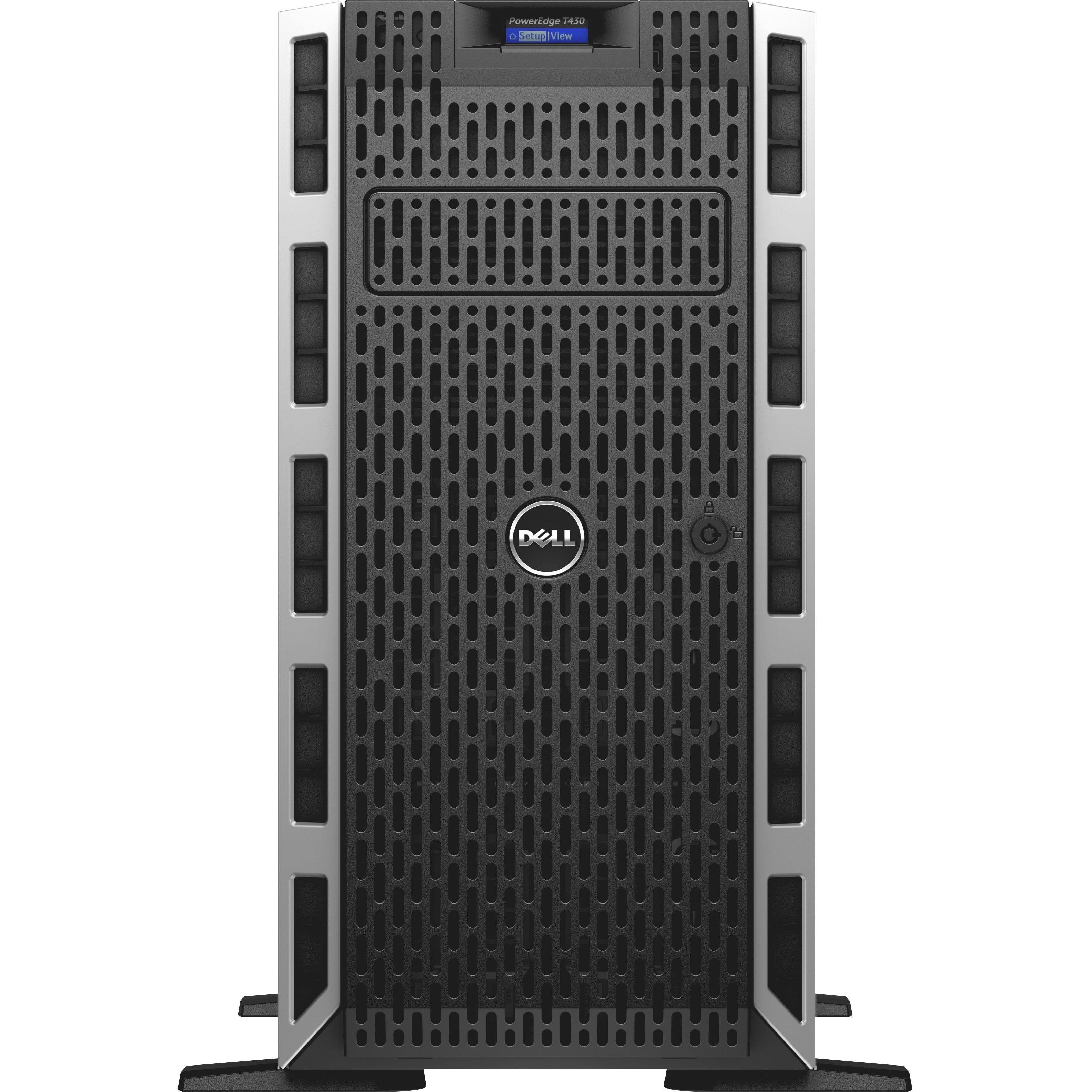 Dell PowerEdge T430 5U Tower Server - 1 x Intel Xeon E5-2609 v4 Octa-core (8 Core) 1.70 GHz - 8 GB Installed DDR4 SDRAM - 1 TB (1 x 1 TB) Serial ATA/600 HDD - Serial ATA Controller - 2 x 495 W