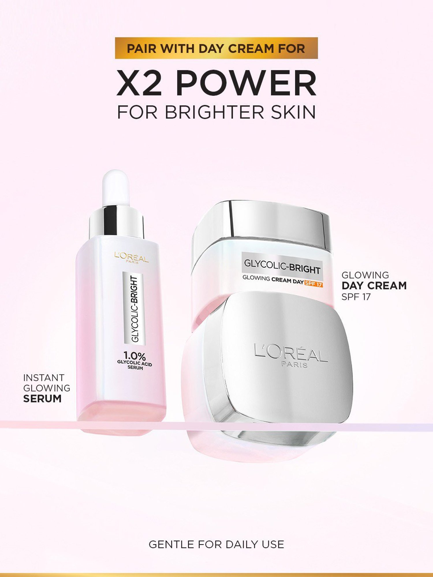 L'Oreal Paris Glycolic Bright Skin Brightening Serum - 15 ml