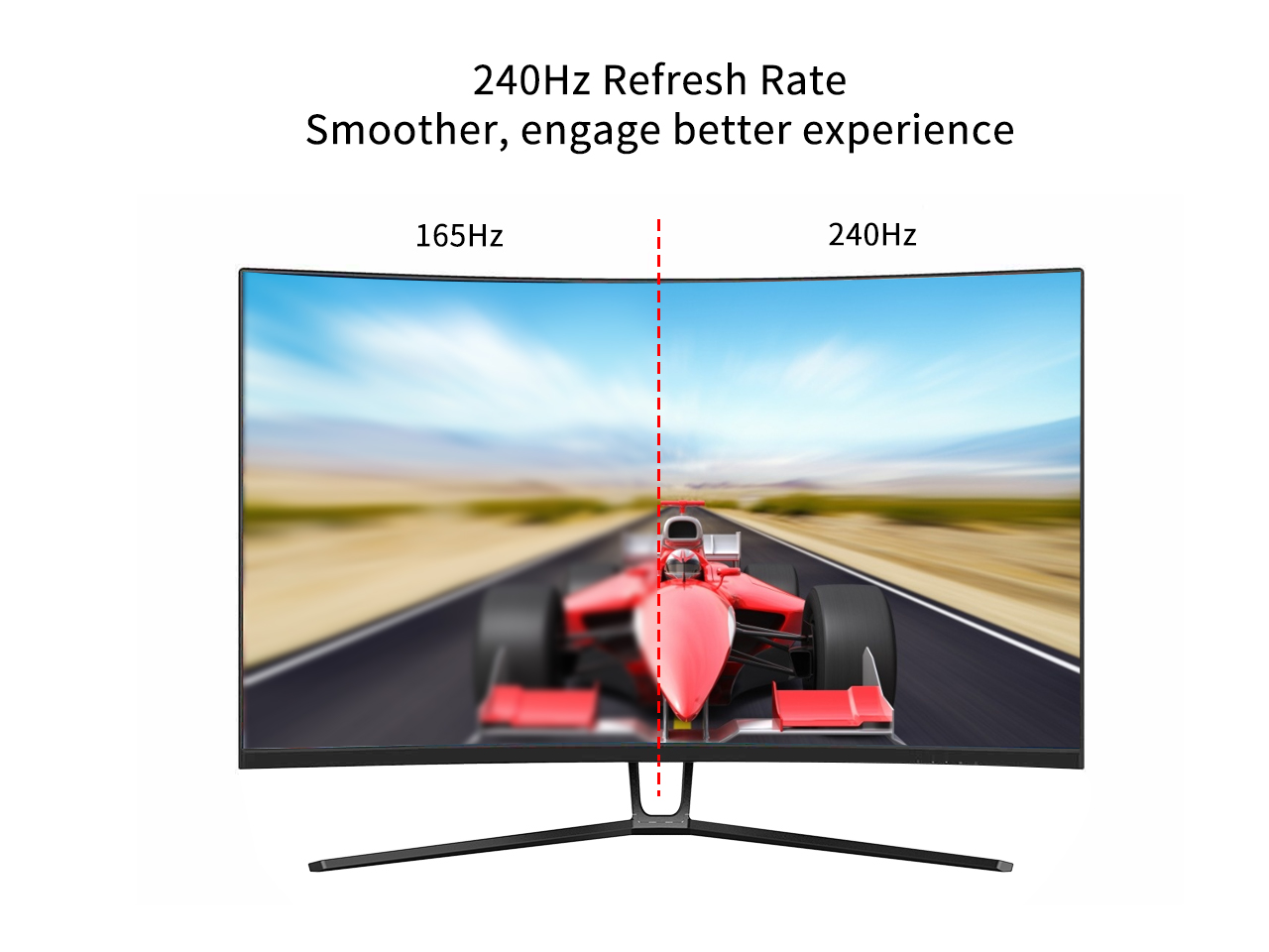 TITANARMY N32SK-PRO 32" Gaming Monitor, 144Hz-240Hz, AMD FreeSync, 1ms MPRT, HDMI/DP/3.5mm, 1920 x 1080 FHD,  Low-Blue Light & Flicker-Free, Desktop/Wall Mount R1500 Curved Widescreen Monitor