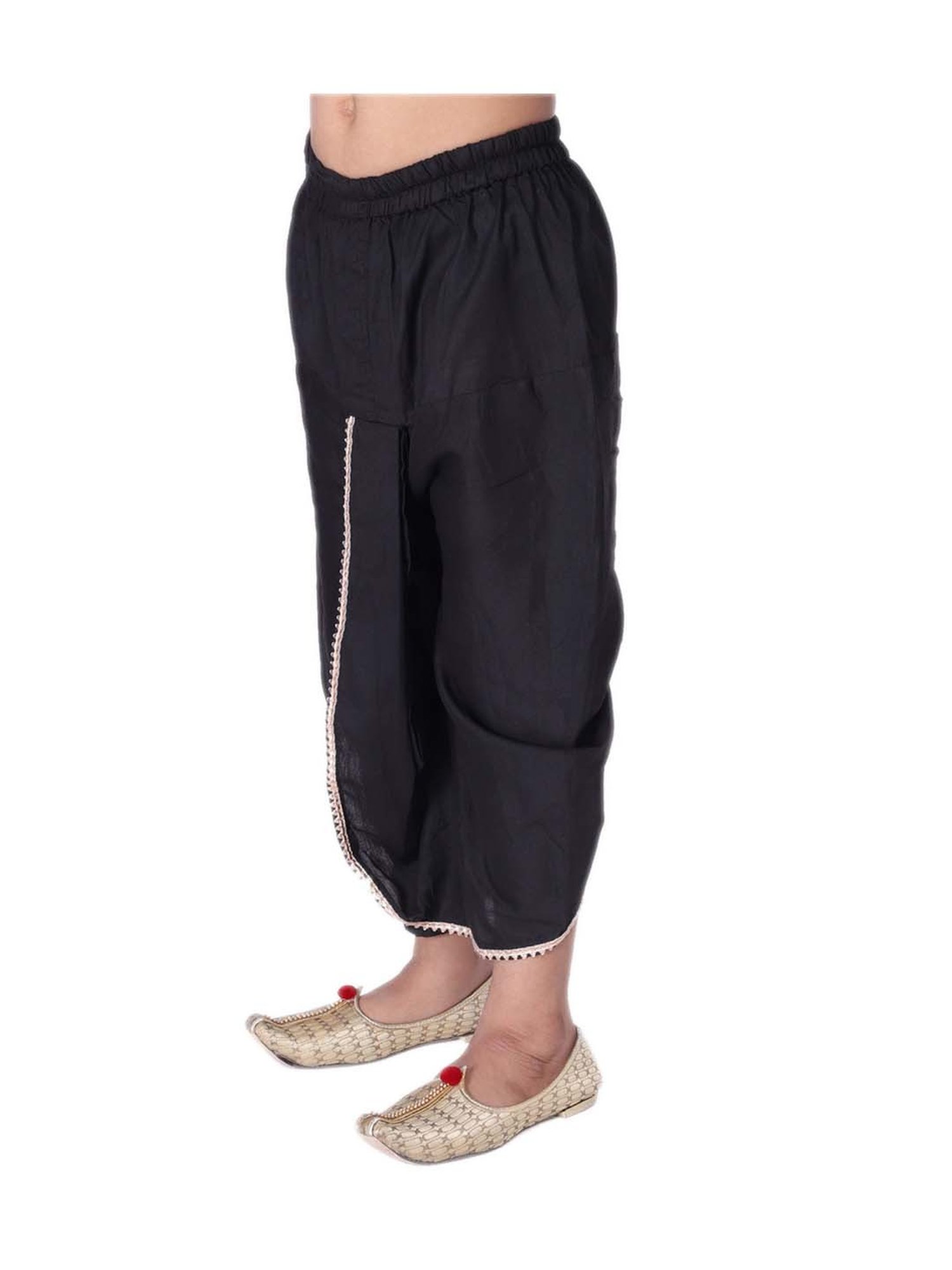 VASTRAMAY Kids Maroon Regular Fit Dhoti