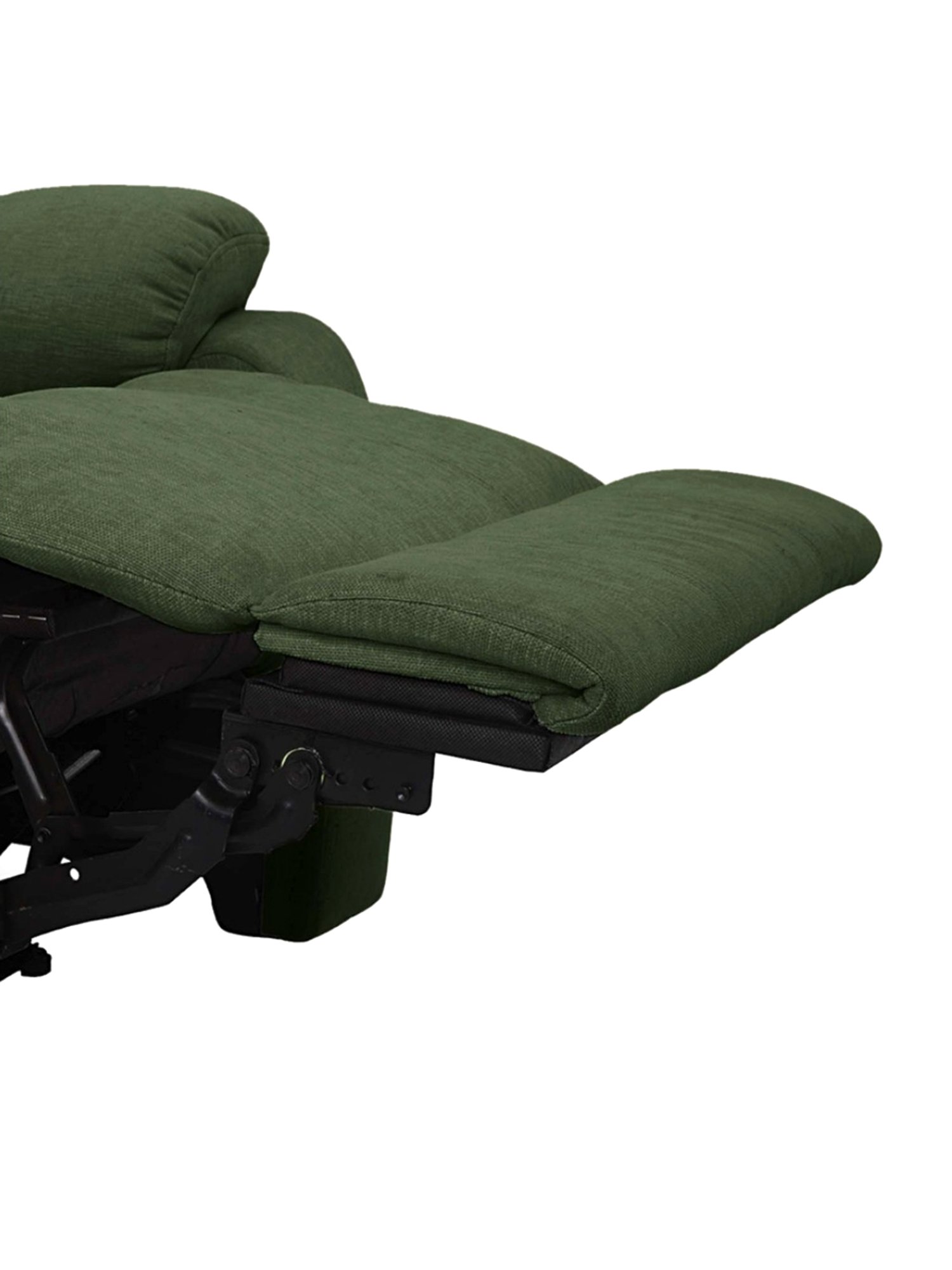 Duroflex Avalon Green Wood E - Motorized Electric Powered Single Seater Recliner with USB Port