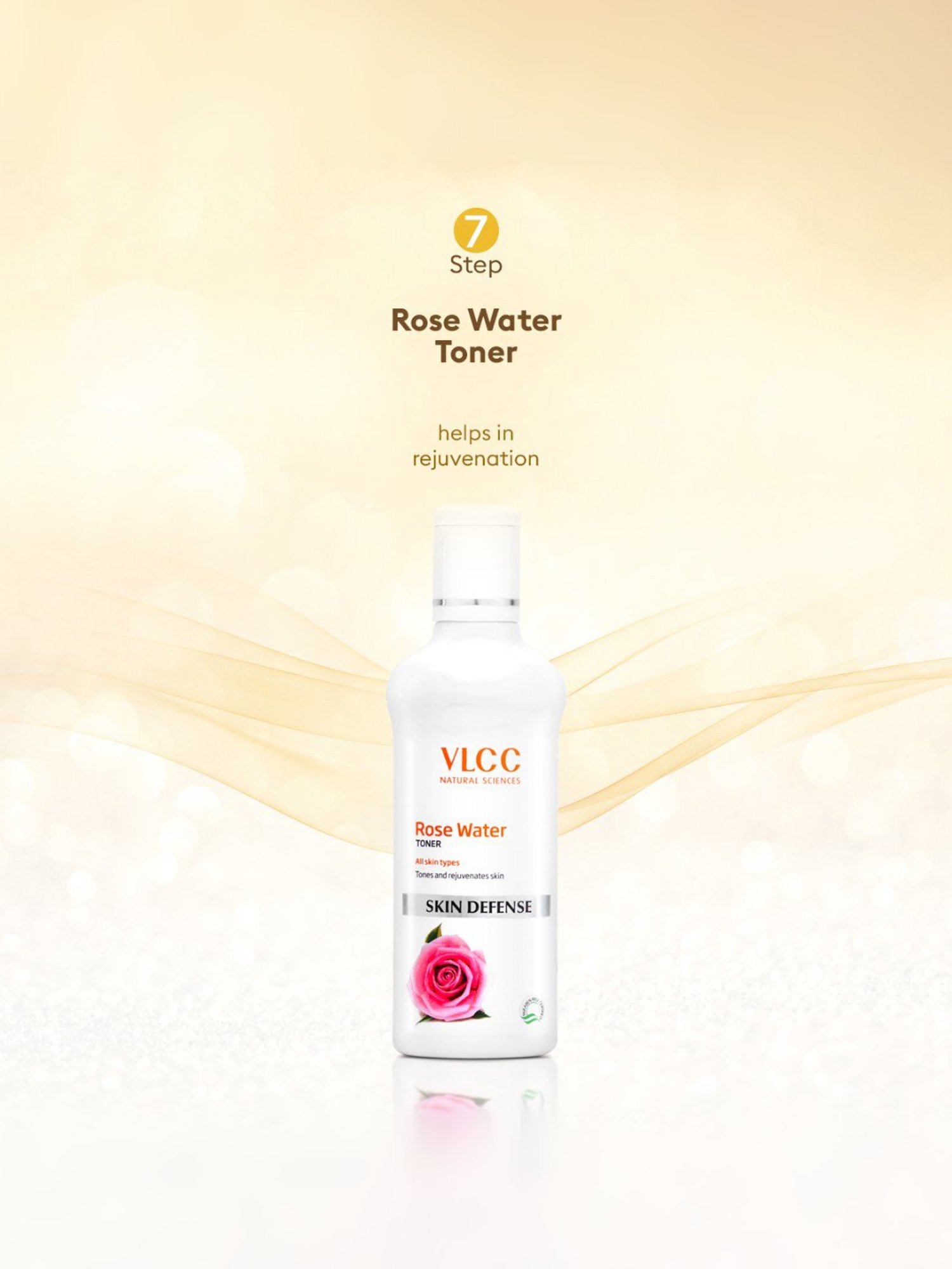 VLCC Gold Facial Kit with Free Rose Water Toner