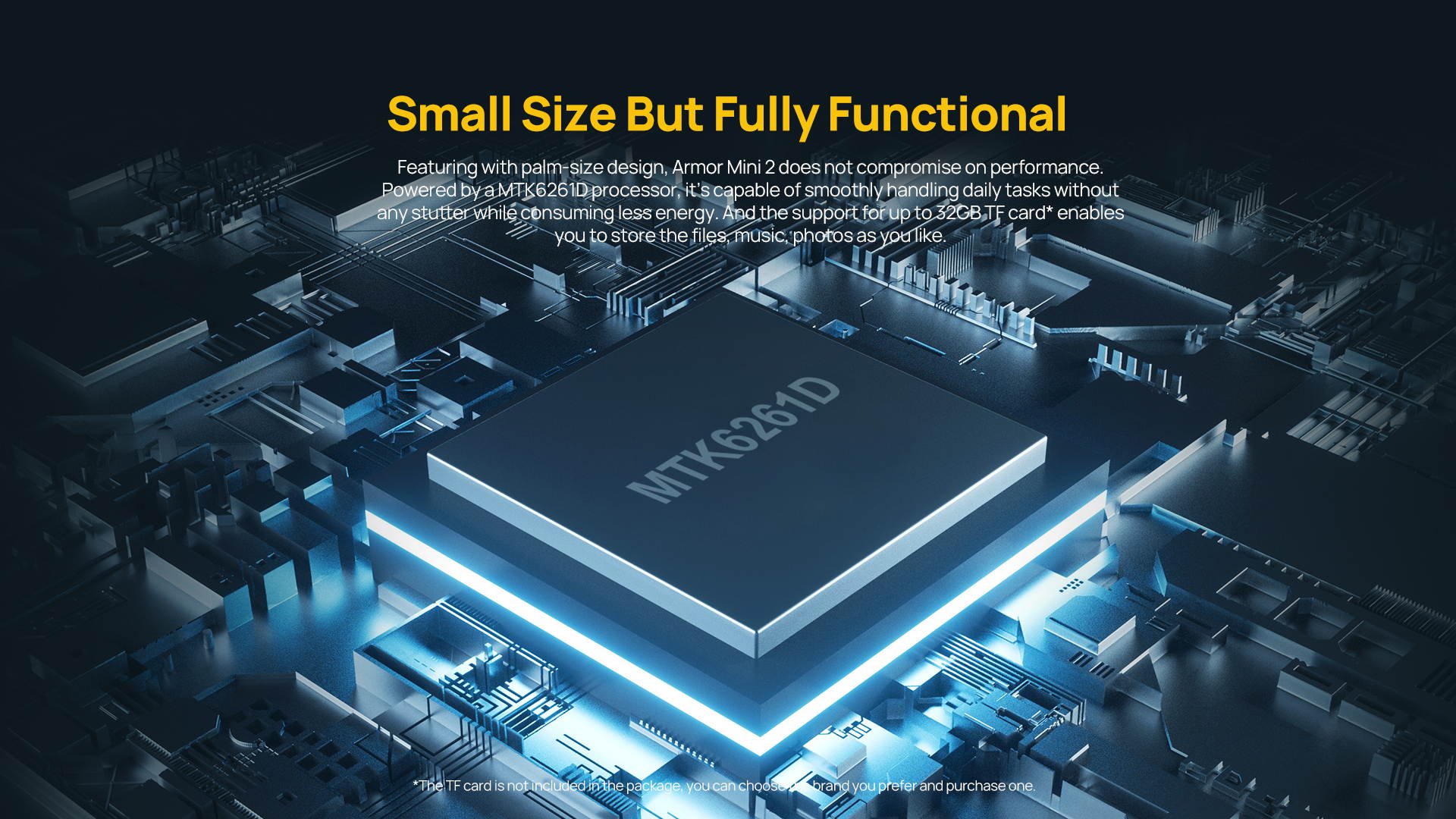 ulefone ARMOR MINI2 Rugged celltphone Unlocked, 32MB RAM + 32MB ROM Cell Phone 2100mAh Battery Support 2G network, feature phone