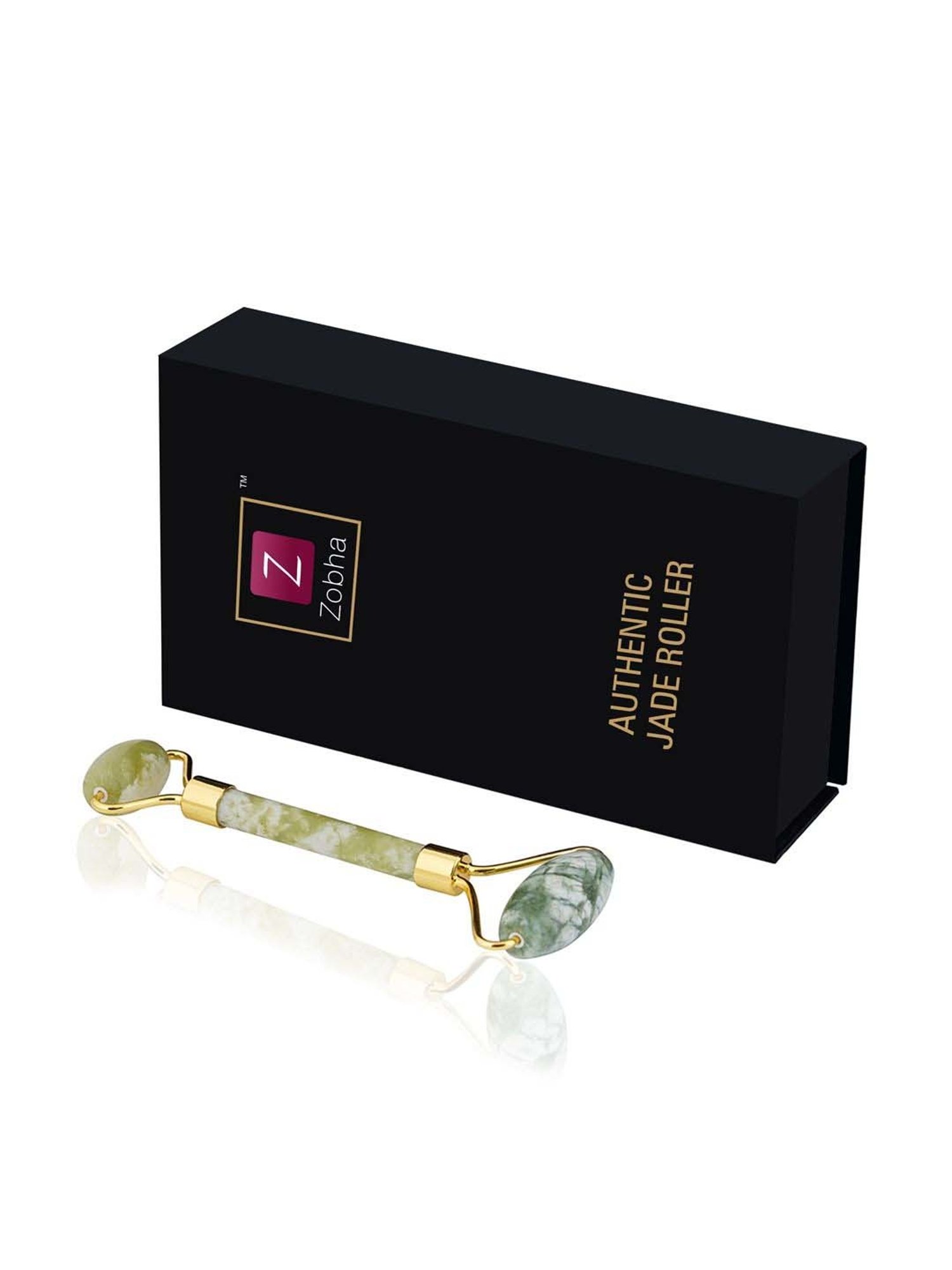 Zobha Vibrating Rose Quartz Roller - 55 gm