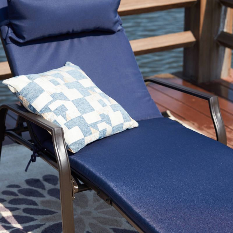 3pc Sling Reclining Patio Lounger - Patio Festival