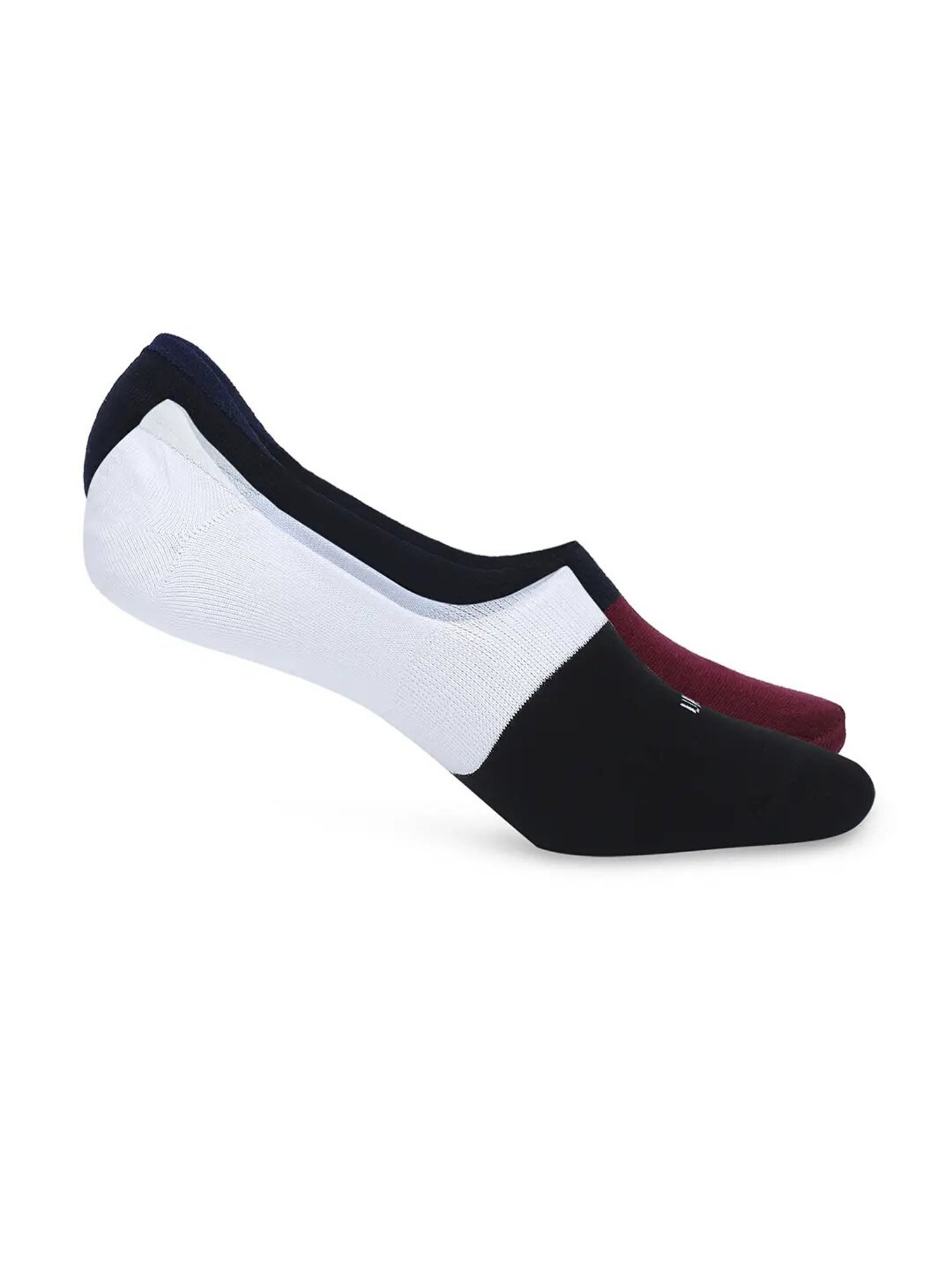 UnderJeans by Spykar Assorted No Show Socks - Pack of 2