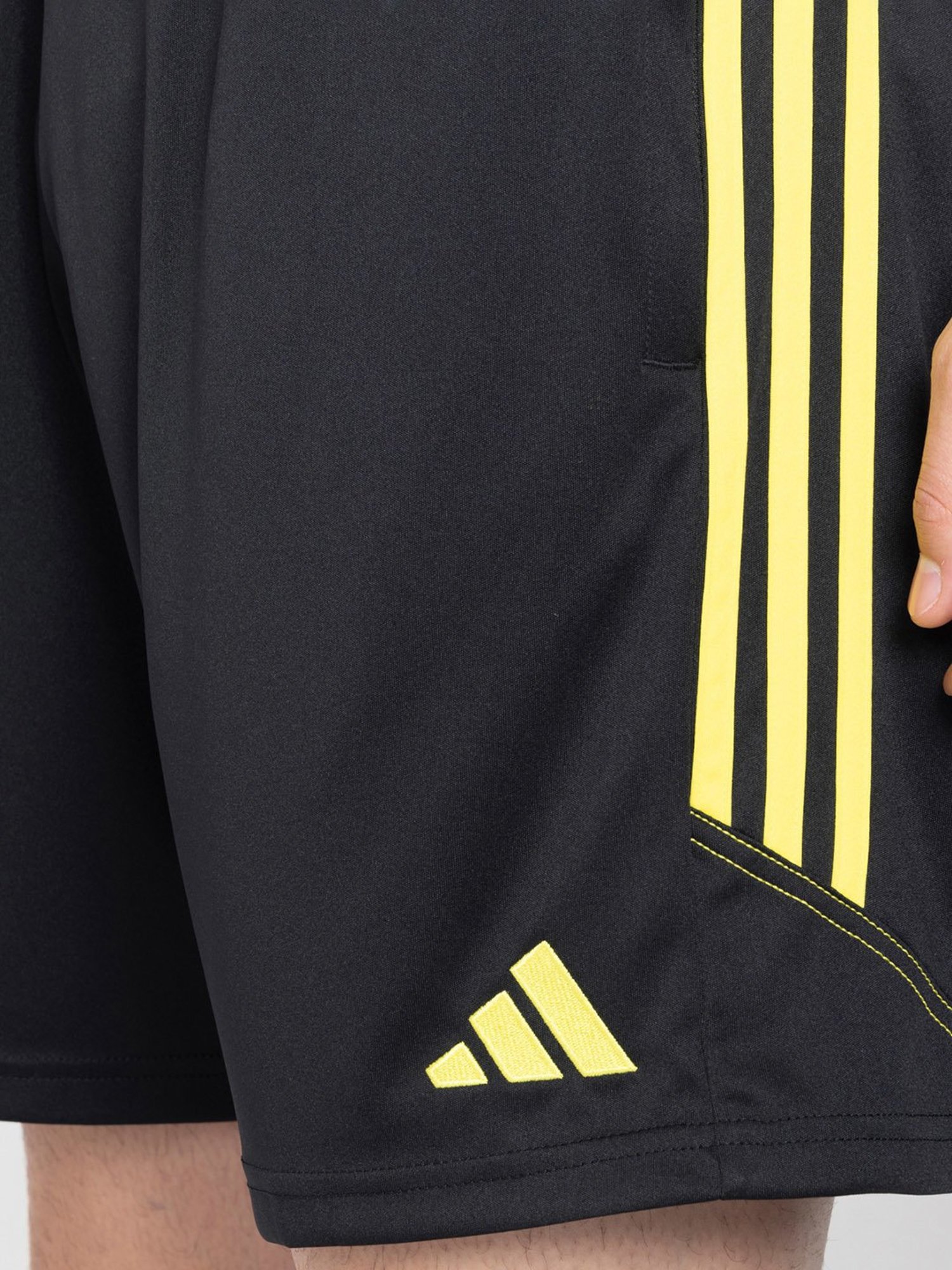 adidas Black Regular Fit Tiro 23 Club Sports Shorts