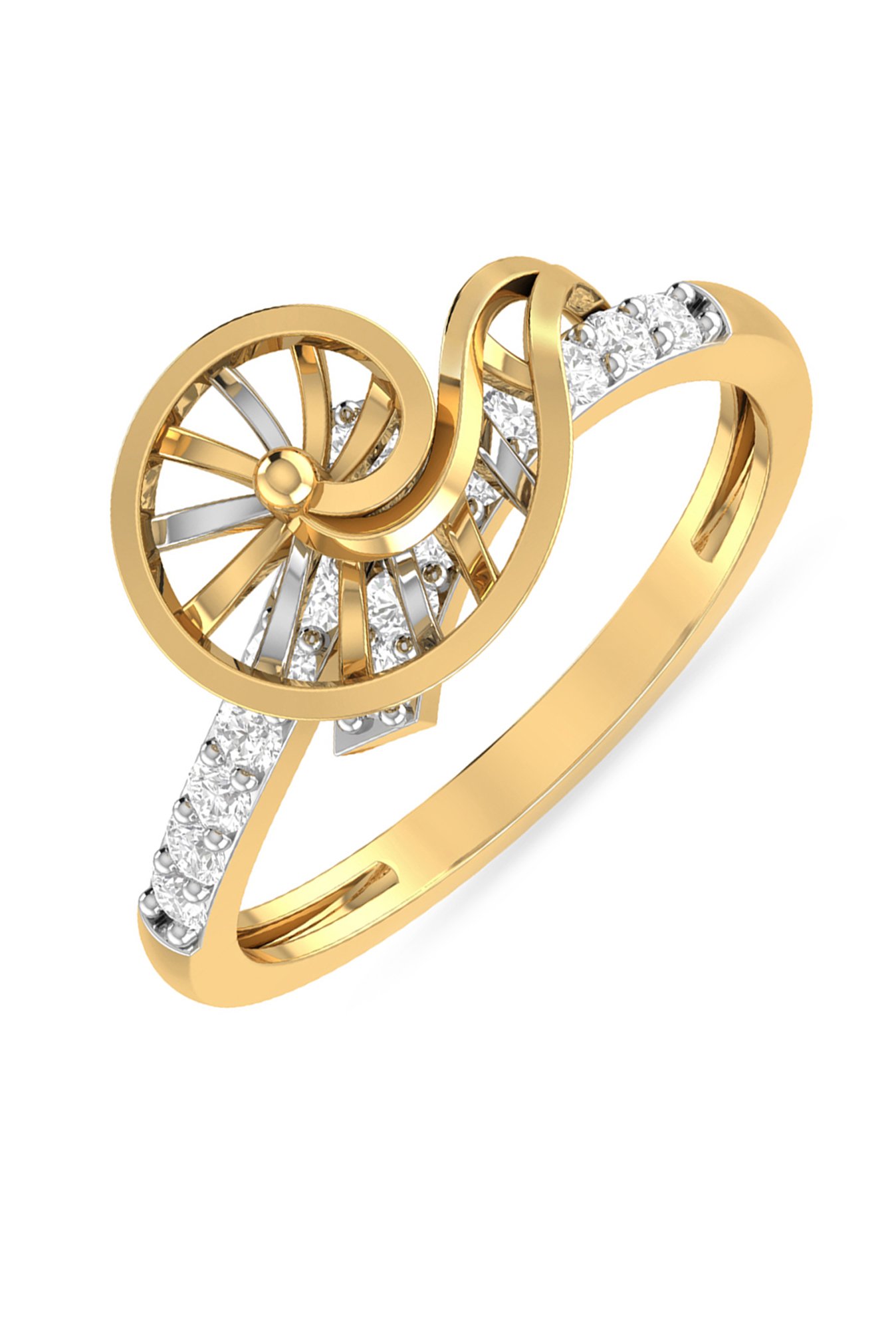 PC Jeweller Diamante 22 kt Gold Ring