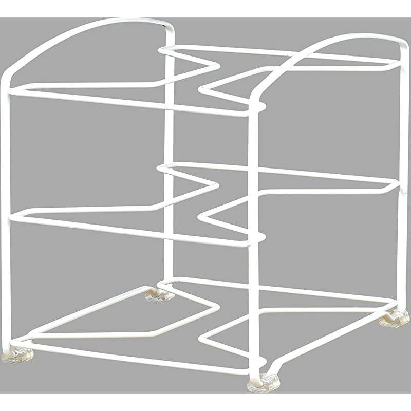 Kitchen Wrap Organizer Rack White