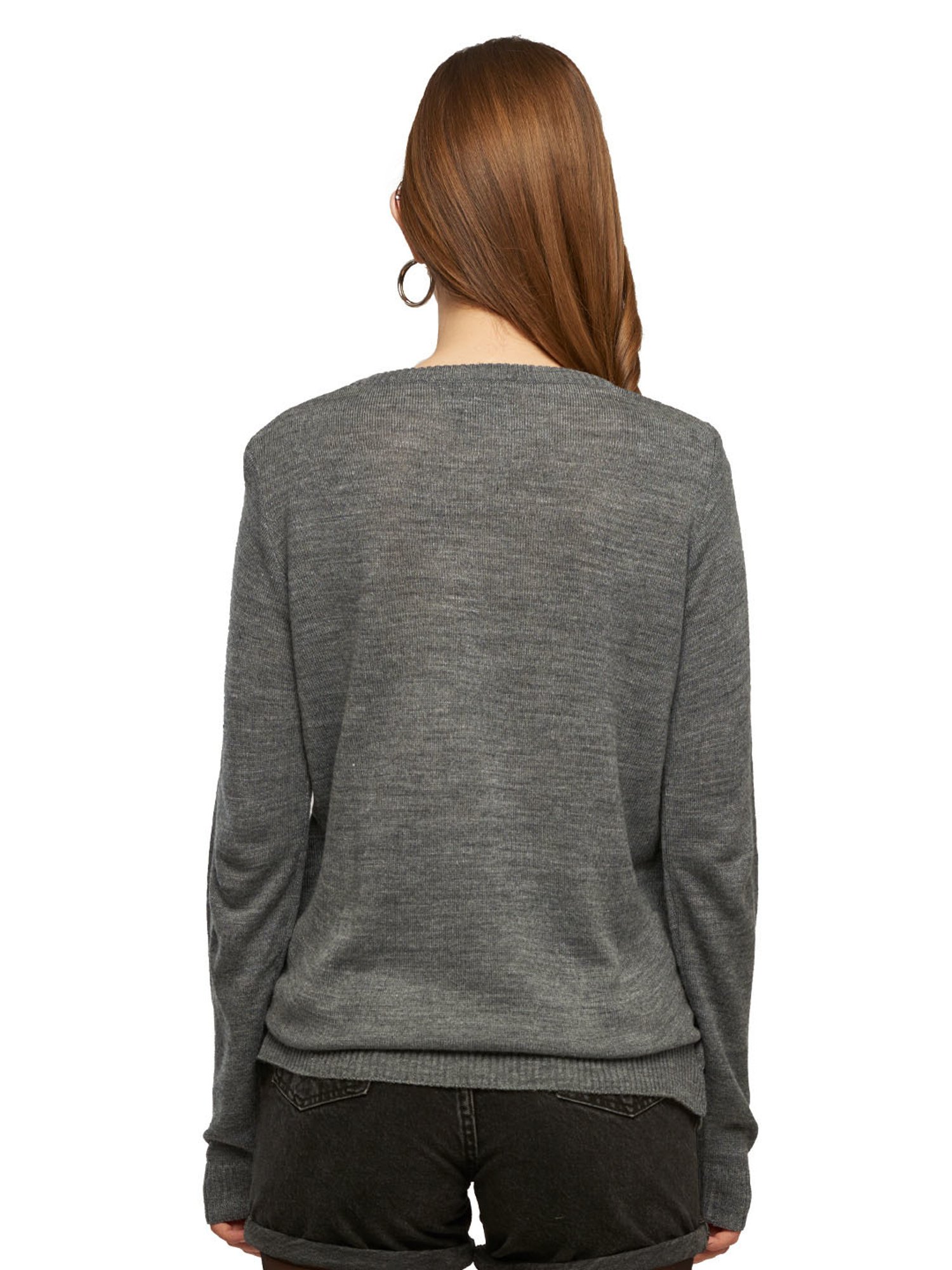 The Souled Store Grey Looney Tunes Bugs Bunny Print  Sweater