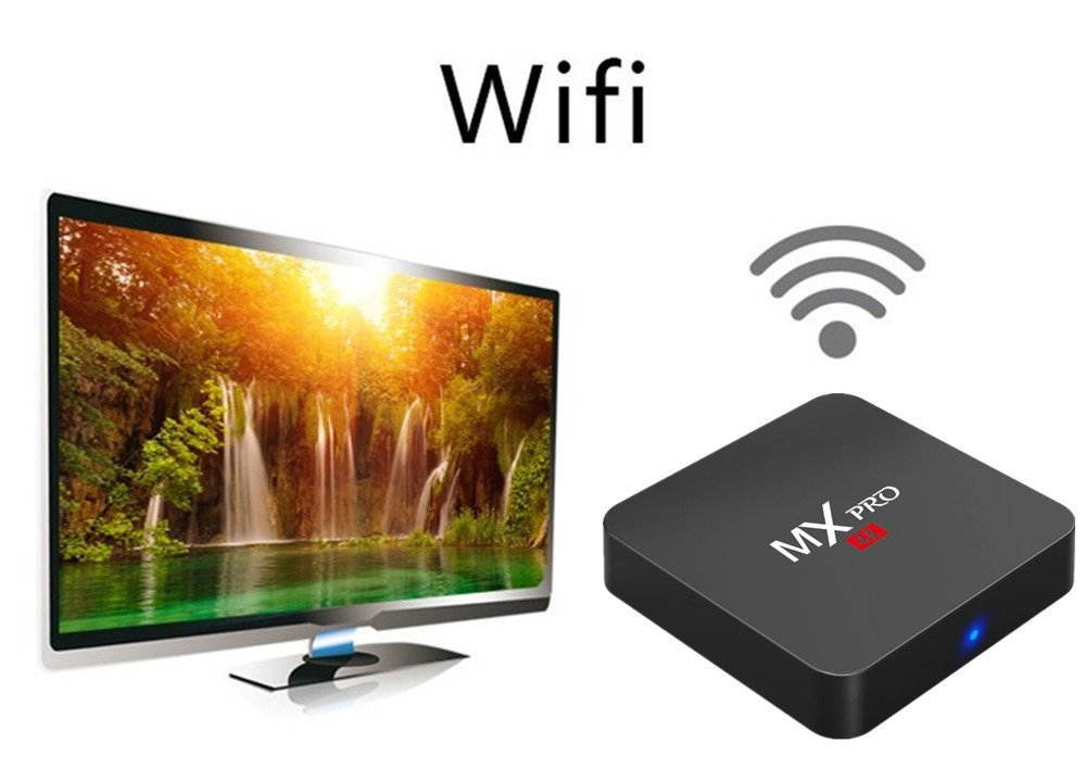 Kekilo MX Pro Amlogic S905W Android 7.1 TV Box 4K Quad Core 1GB 8GB WiFi HDMI Google Smart TV Box