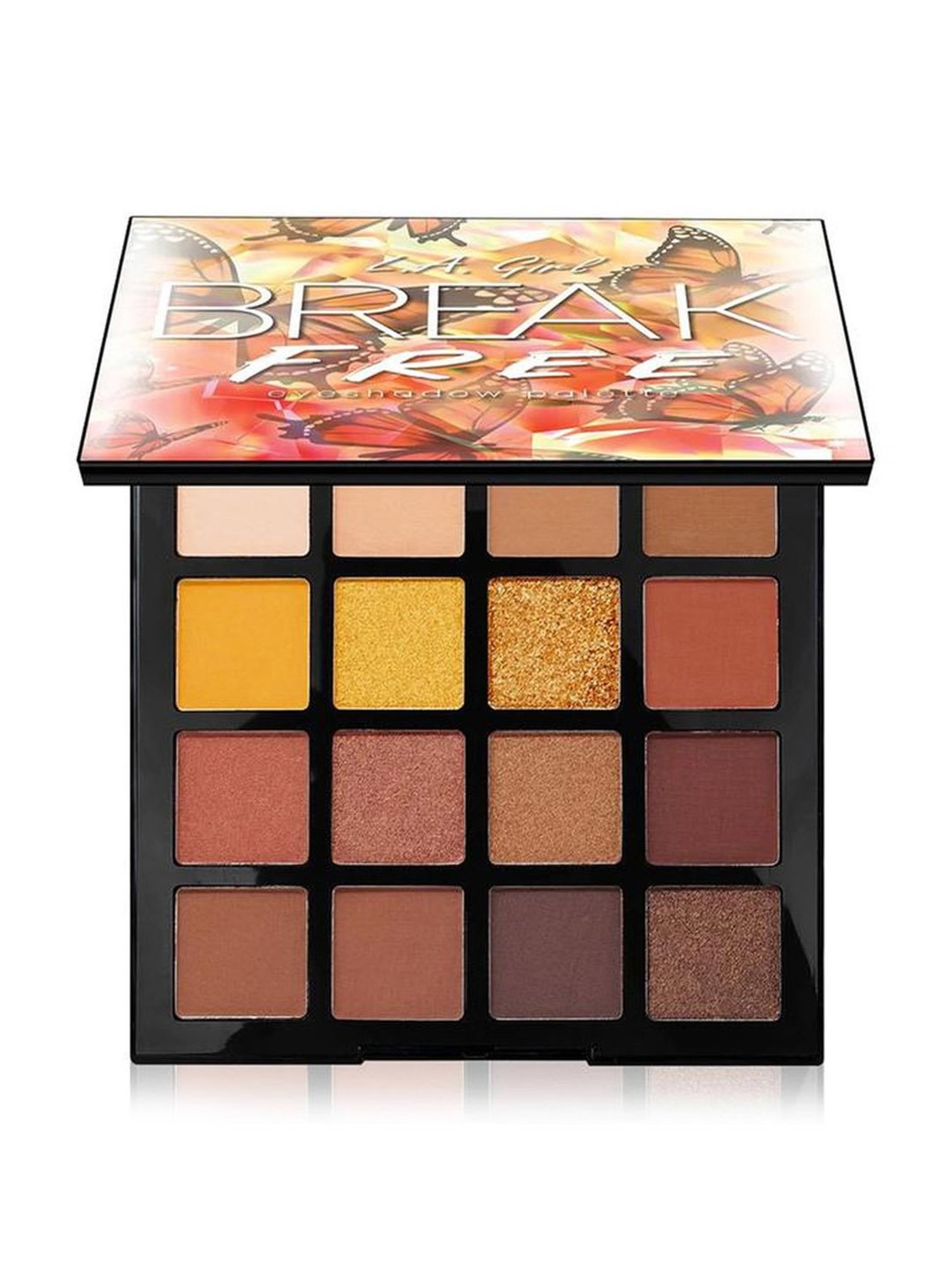 L.A. Girl 16 Color Break Free Eyeshadow Palette Be You - 35 gm