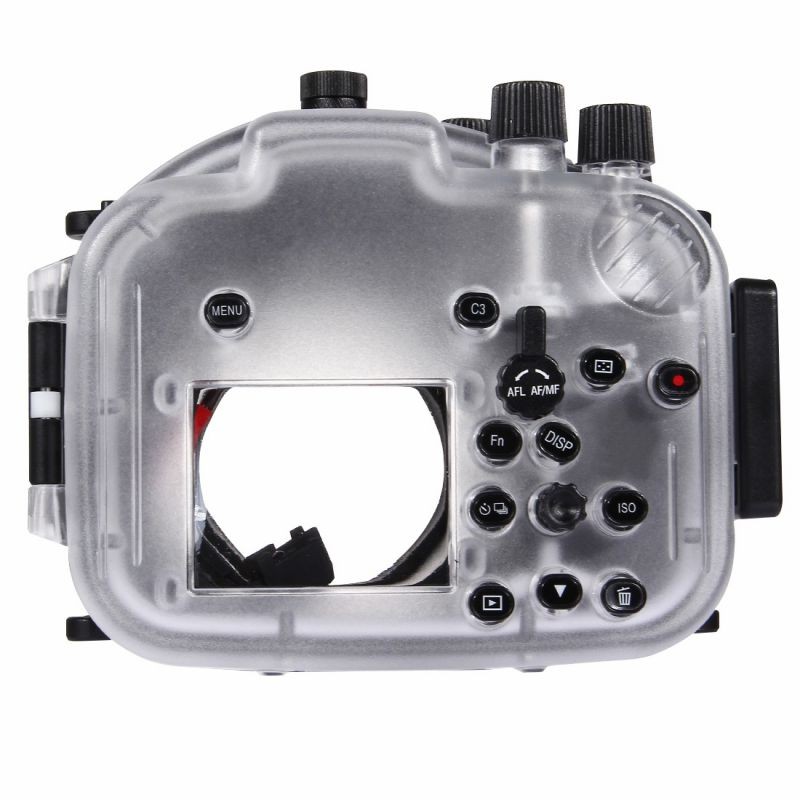 40m Underwater Depth Diving Case Waterproof Camera Housing for Sony A7 II / A7R II / A7S II Black