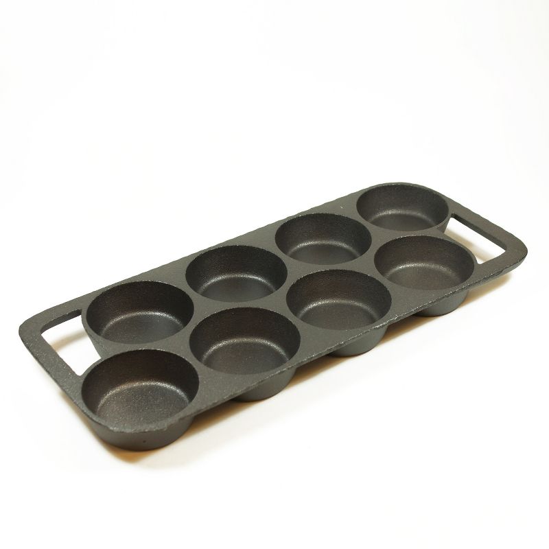 Old Mountain Pre-Seasoned Cast Iron 8 Impression Biscuit Pan