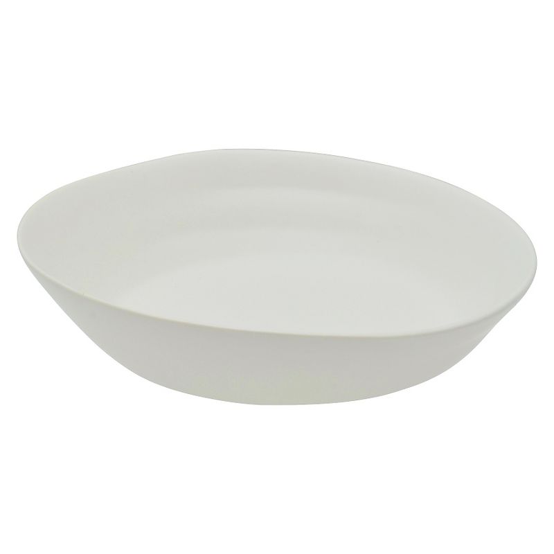 10 Strawberry Street Matte Wave Stoneware Side Bowls 10oz White - Set of 6