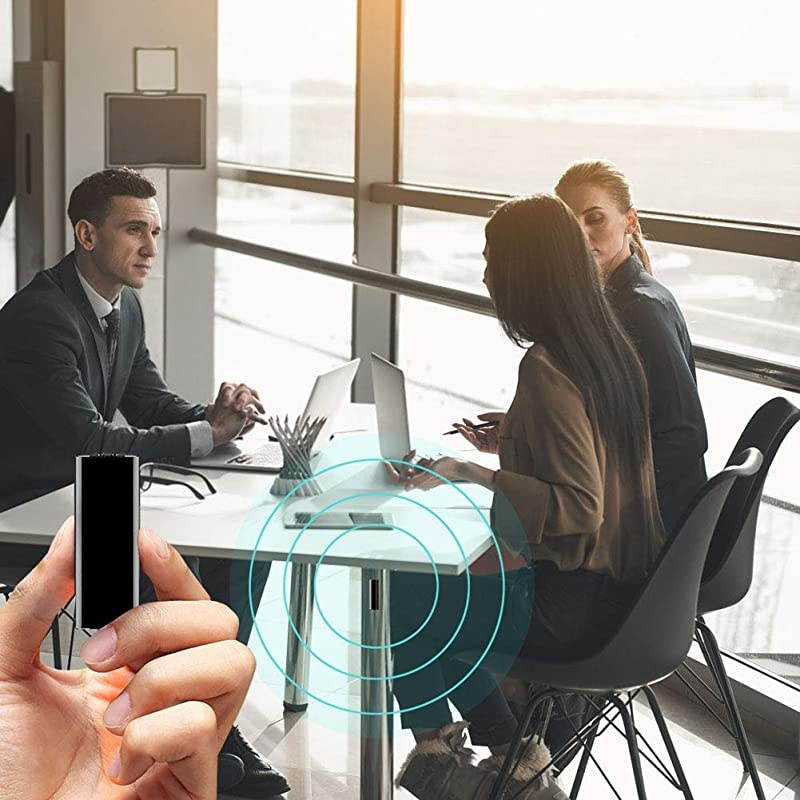 Voice Activated Recorder 32GB Super Long 800 Hours Recording Capacity 365 Standby Battery Audio Sound Recording Continuous Listening Device with Strong Magnetic