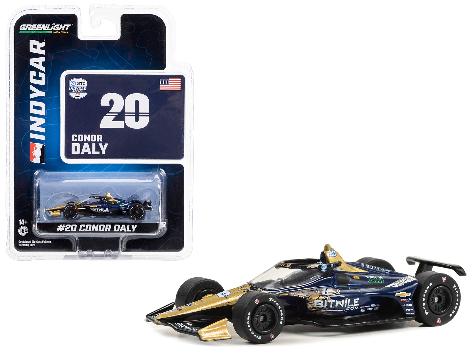 Dallara IndyCar #2 Josef Newgarden "Shell Oil" Team Penske Winner "108th Indianapolis 500 - NTT IndyCar Series" (2024) 1/64 Diecast Model Car by Greenlight