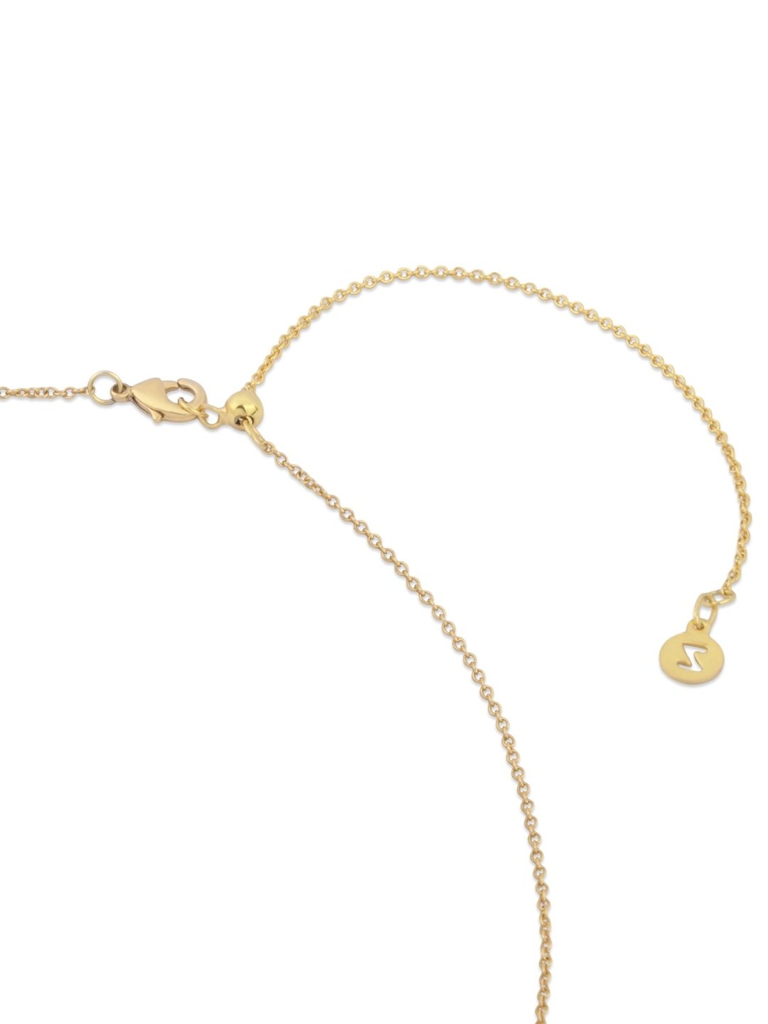 Accessorize London Women's Z Real Gold Plated Pearly Bead Necklace