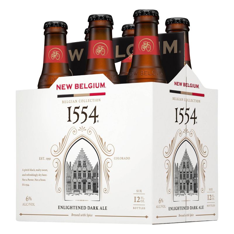 New Belgium 1554 Black Ale Beer - 6pk/12 fl oz Bottles