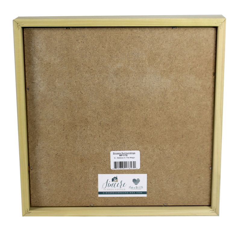 Home Decor 10.0" Believe In The Magic Plaque Christmas Free Standing  -  Freestanding Signs