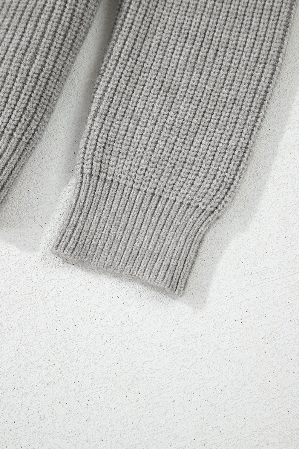 Black Plaid Casual Contrast Trim Knit Cardigan