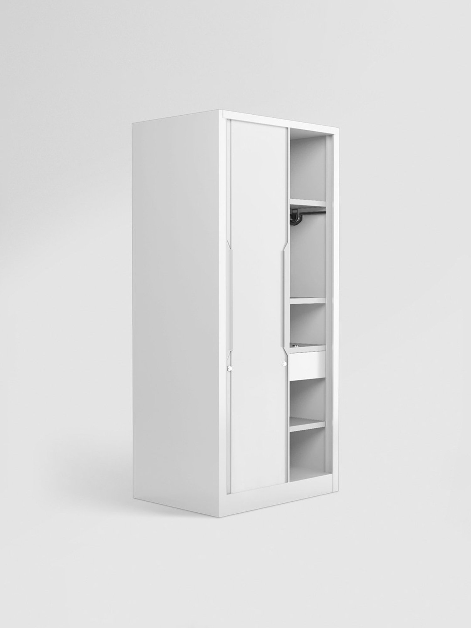 Home Basics 5 Dual Hook Chrome Plated Steel Over the Door Hanging Rack