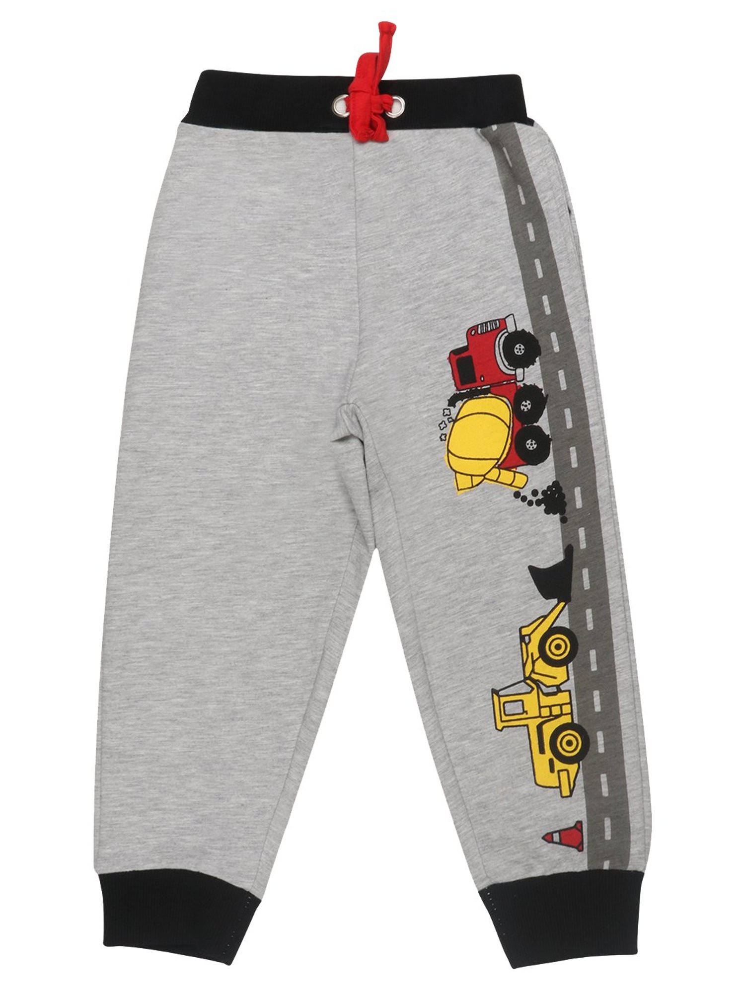 Lazy Shark Boys Grey Printed Joggers