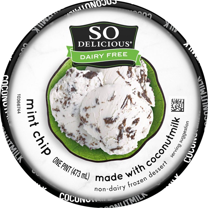 So Delicious Dairy Free Coconut Milk Frozen Dessert Mint Chip - 16oz