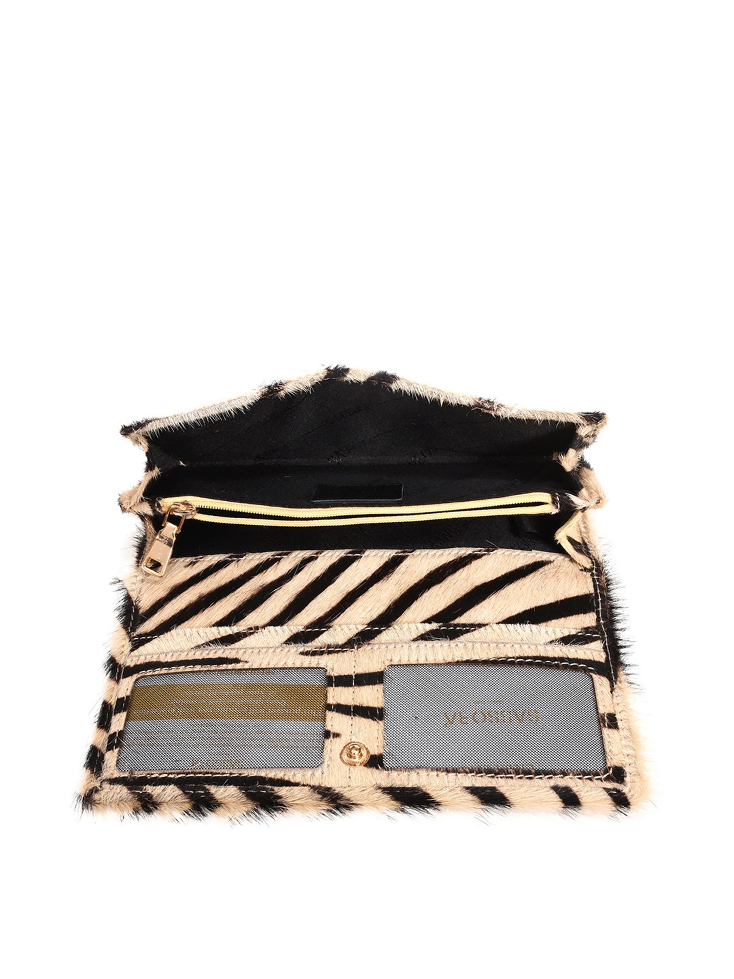 SASSORA Yellow Printed Rfid Wallet for Women