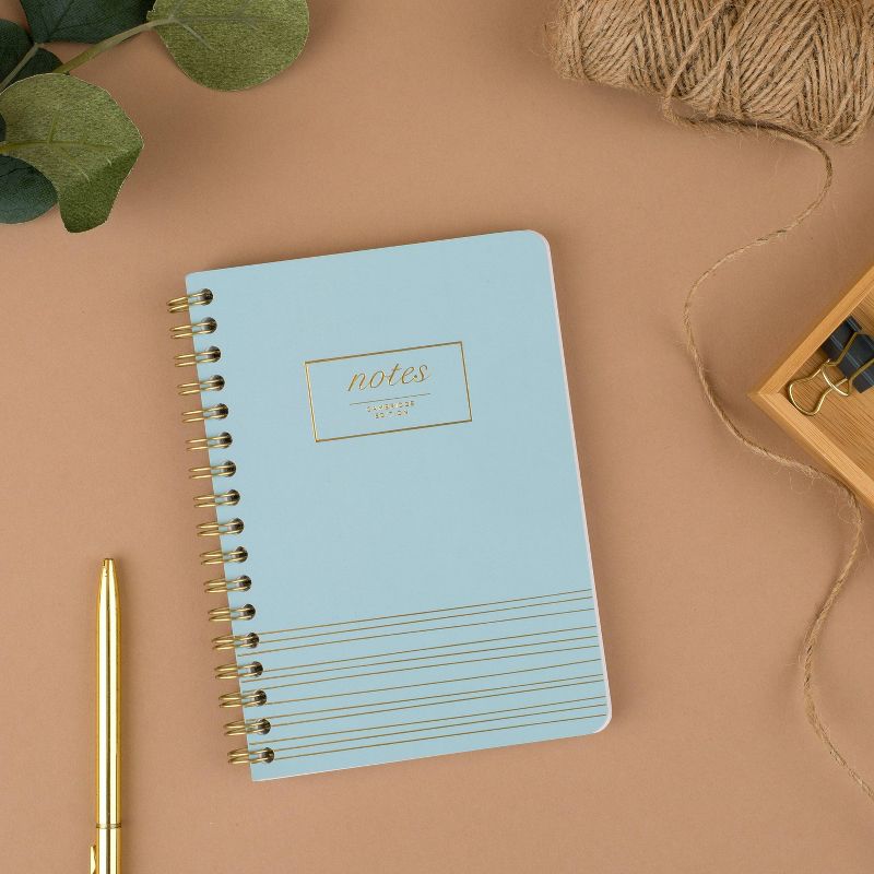 80 sheet 1 Subject Spiral Notebook Work Style Pocket Seaglass - Cambridge