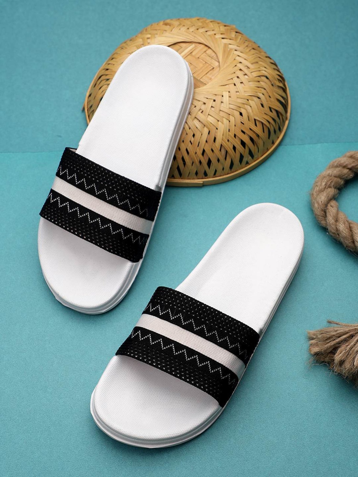 Pampy Angel Men's White Casual Slides