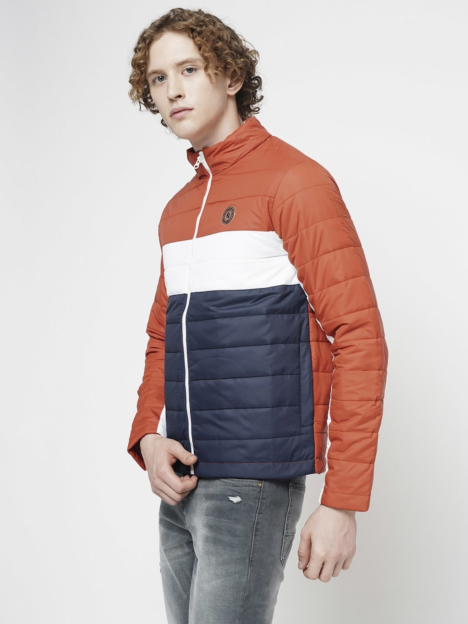 Hummel Grey Regular Fit Bomber Jacket