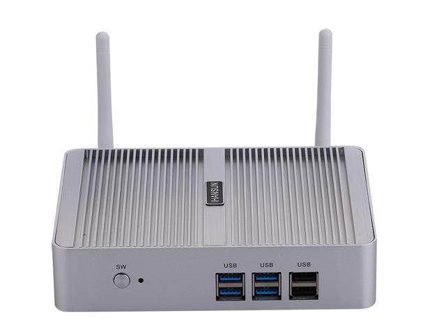HUNSN Fanless Mini PC, Desktop Computer, HTPC, Kodi Box, Intel Core I3 4020Y, Windows 10 Pro/Linux Ubuntu, BM03, AC WiFi2.4+5Ghz/BT4.0/VGA/HDMI/4USB3.0/2USB2.0/LAN, (4G RAM/64G SSD)