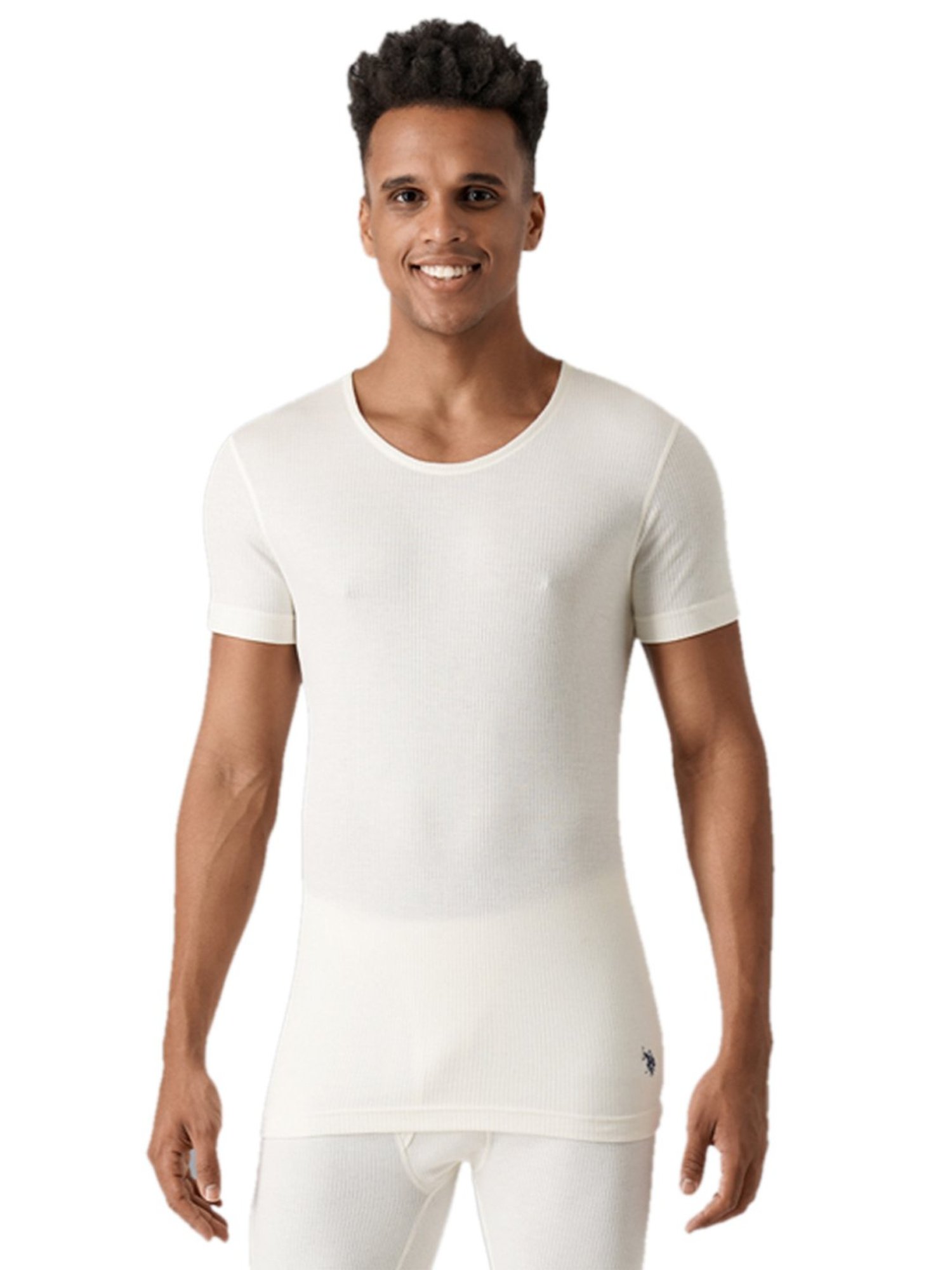 U.S. Polo Assn. Beige Cotton Regular fit Thermal