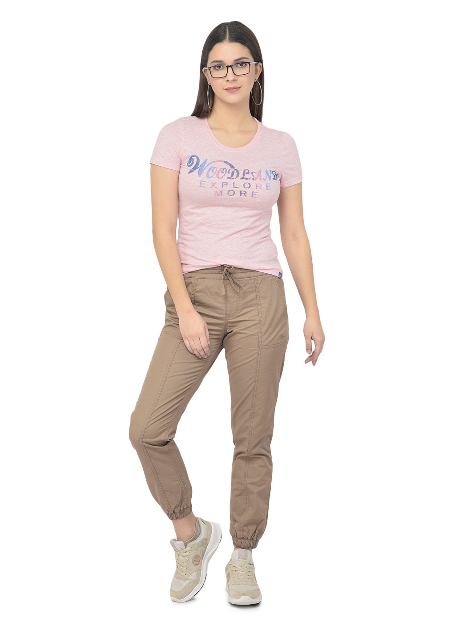 Woodland Brown Regular Fit Joggers