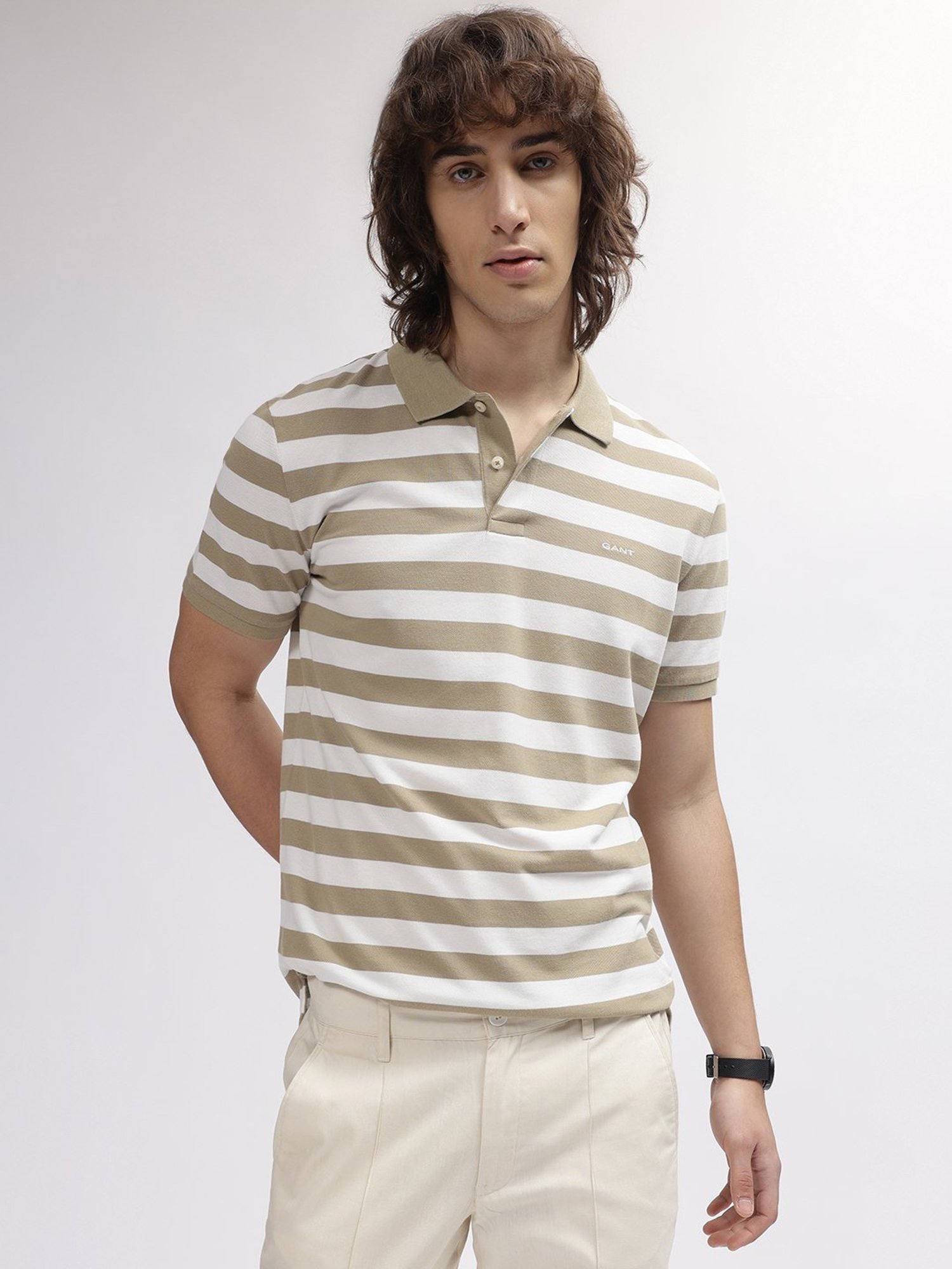 Levi's Pink Cotton Slim Fit Texture Henley T-Shirt