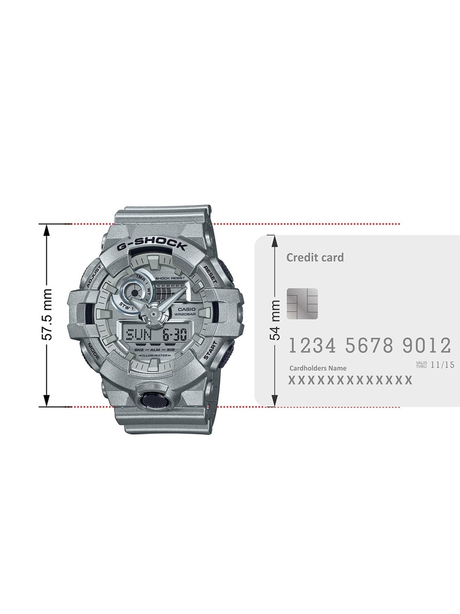 Sonata NP77070PP01 SF Analog-Digital Watch for Men