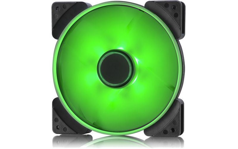 Fractal Design Prisma SL-14 Cooling Fan - 63.3 CFM - 19.4 dB(A) Noise - LLS Bearing - 3-pin - Green LED - 11.4 Year Life