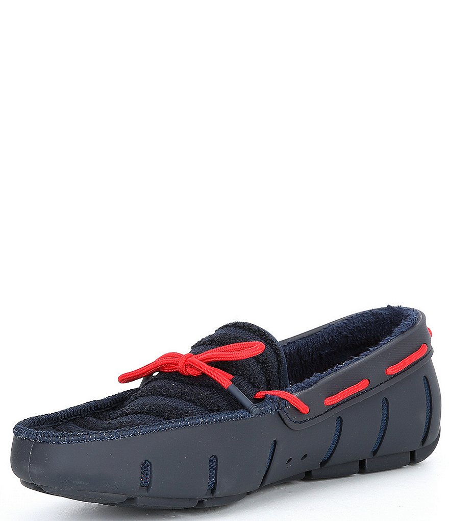 SWIMS Men's Terry Stripe Slip-On Loafers