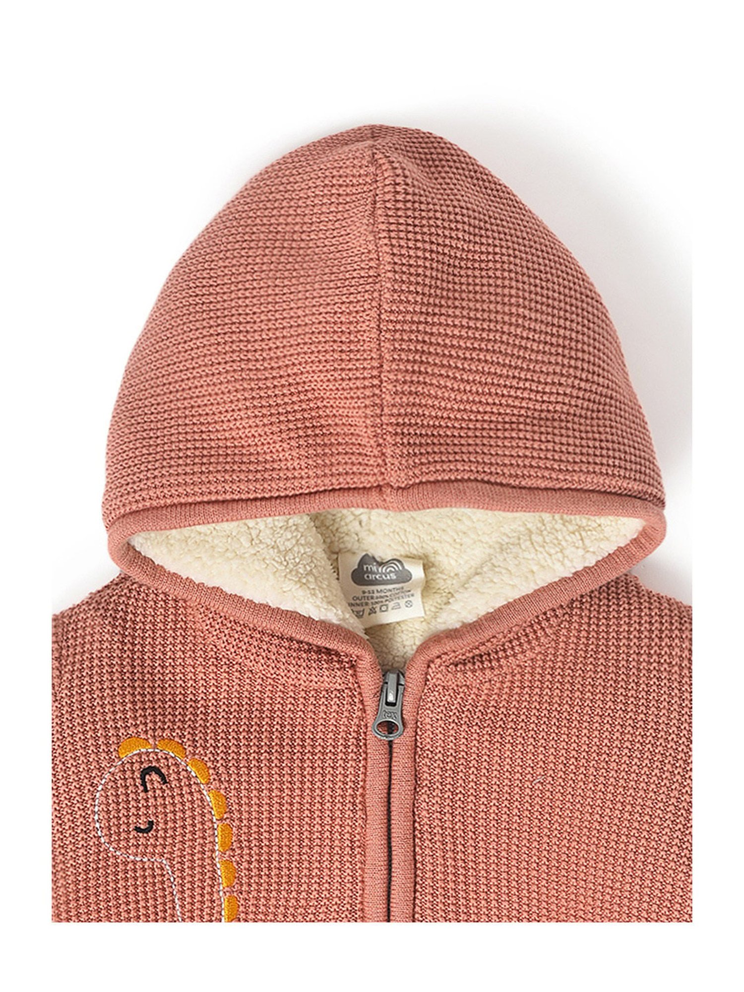 Nino Bambino Kids Red & Pink Printed Full Sleeves Jacket