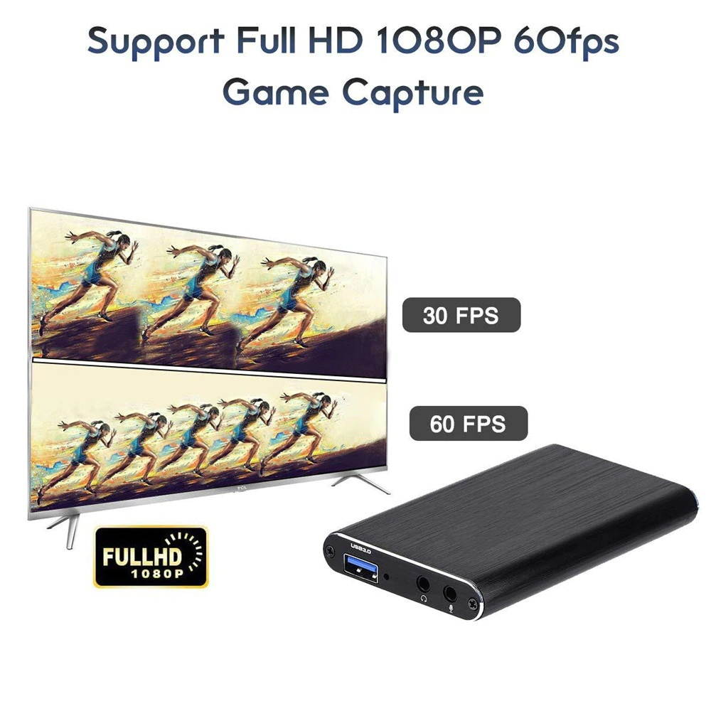 4K HDMI Video Capture Card Device Game HDMI Capture Card HDMI Capture USB 3.0 1080P for PC PS4 Xbox HD Capturing Live Streaming