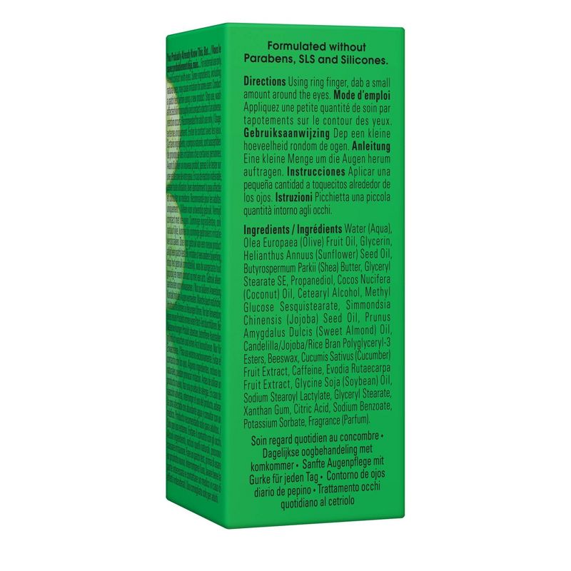 Yes To Cucumbers Daily Anti Dark Circle Eye Treatment - 0.5 fl oz