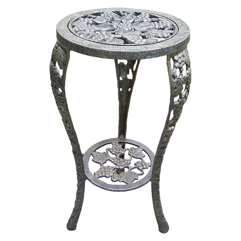 Grape Table Plant Stand - Antique Bronze
